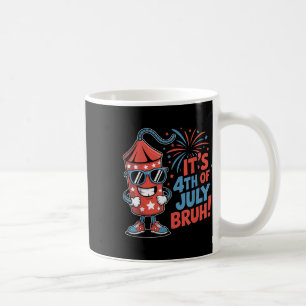 4. Juli Bruh Jungen Kinder Lustiger Feuerwerkskörp Kaffeetasse