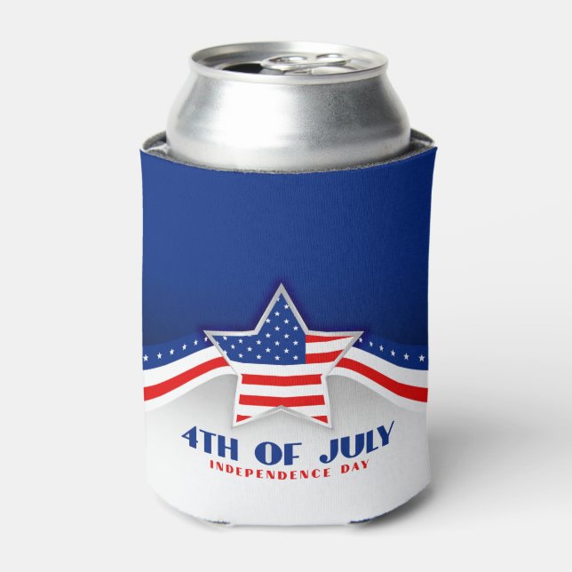 4. Juli Can Cooler Dosenkühler (Kanne Vorderseite)