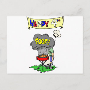 4. Juli Cookie Postkarte