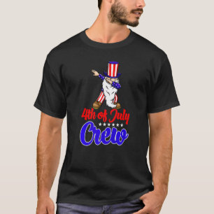 4. Juli Crew Gnome Women America Flag Liebe 1 T-Shirt