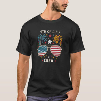 4. Juli-Crew passende Familien-Outfits Lustiges T- T-Shirt
