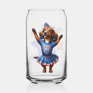 4. Juli Dackel Bier Dosenglas