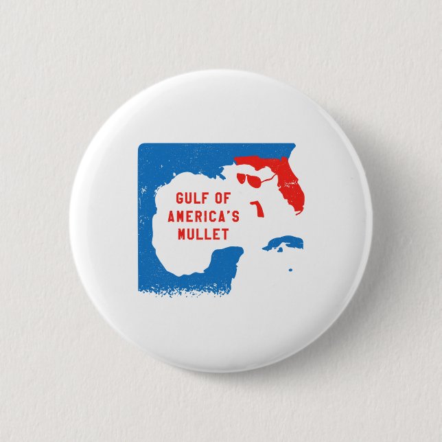 4. Juli Der sonnige Golf von Amerikas Mullet Button (Vorderseite)