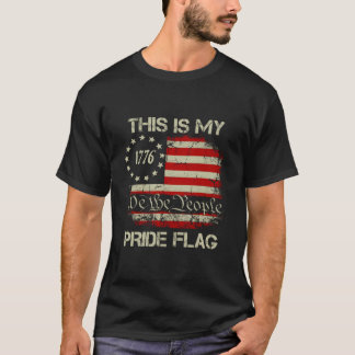4. Juli Dies ist meine Pride-Flagge USA Amerikanis T-Shirt