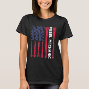 4. Juli Dieselmechaniker Drehmomentschlüssel USA-F T-Shirt