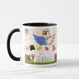 4. Juli DoubleSide Print-Tasse Tasse