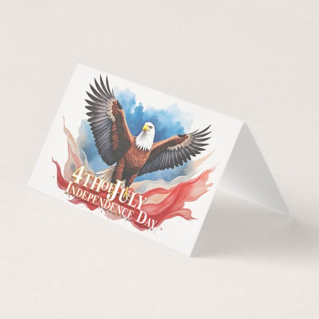 4. Juli Eagle - Patriotisches Kunstdesign (Vorderseite)