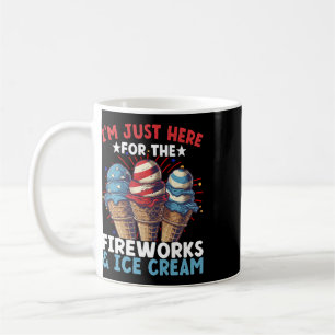 4. Juli Eiscreme Patriotische Eiscreme Kaffeetasse