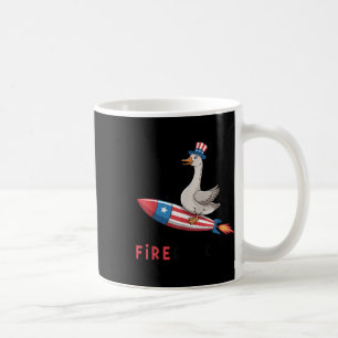 4. Juli-Enten-Feuerknaller Patriotischer Vierter J Kaffeetasse