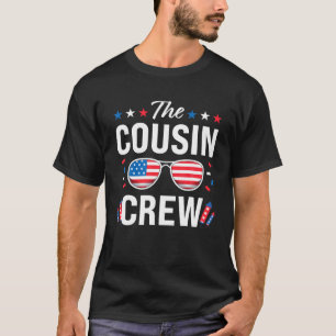 4. Juli Familie Matching Cousin Crew Sonnenbrille T-Shirt