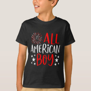 4. Juli Familie Matching Shirts ganz Amerika Bo