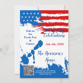 4. Juli Feier Einladung