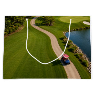 4. Juli-Feier für Golfer Große Geschenktasche Geschenktüte