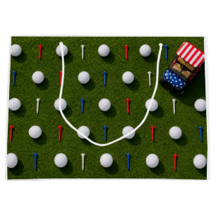 4. Juli-Feier für Golfer Große Geschenktasche Geschenktüte