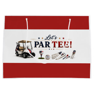 4. Juli-Feier für Golfer Große Geschenktüte