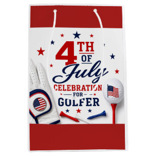 4. Juli-Feier für Golfer Mittlere Geschenktüte