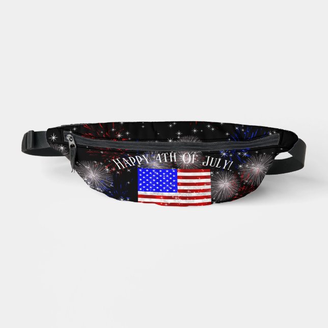 4. Juli Feier - US-Flagge Bauchtasche (Vorderseite)