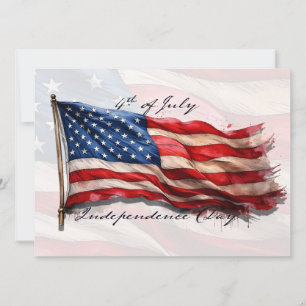 4. Juli - Feiern mit US-Flagge