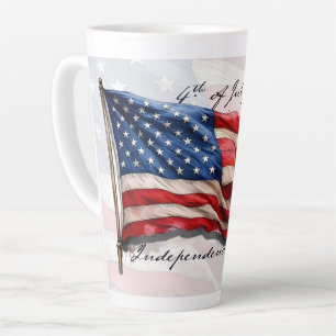 4. Juli - Feiern mit US-Flagge Milchtasse
