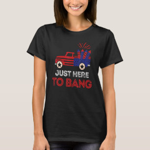 4. Juli Feuerwerk Direktor gerade hier zu Bang m T-Shirt
