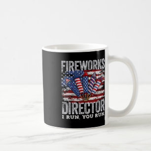 4. Juli Feuerwerk Direktor Ich leite Sie laufen Mä Kaffeetasse