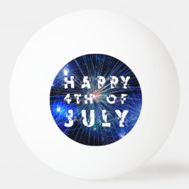 4. Juli Feuerwerk in Blue Hue Party Tischtennisball