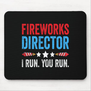 4. Juli Feuerwerksdirektor Ich laufe, du läufst 1  Mousepad