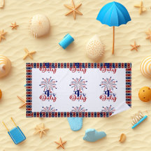 4. Juli Firecracker Patriotic Vibes Star Streifen