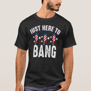 4. Juli Fireworks Bang Patriotic American T-Shirt