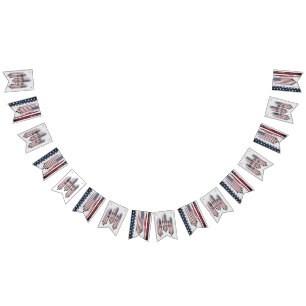 4. Juli Flag Custom bunting Banner Frack