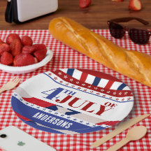 4. Juli Flag of America Künstlerisch Custom