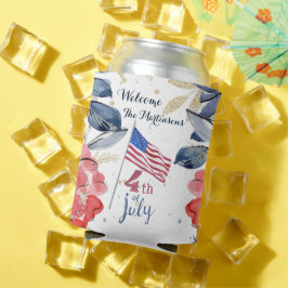 4. Juli Flag Personalisiert Stilvoll Dosenkühler