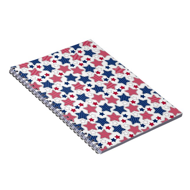 4. Juli Foto Notebook Notizblock (Rechte Seite)