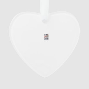 4. Juli Freiheitsdank Vintage-Shirt-Design Ornament
