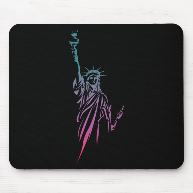4. Juli Freiheitsstatue Mousepad (Vorne)
