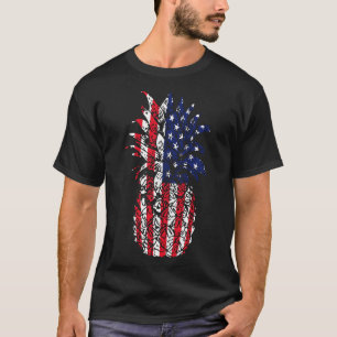 4. Juli Frucht & Patriotic USA Flag - amerikanisch T-Shirt