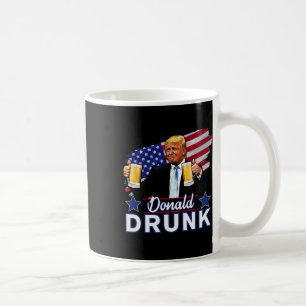 4. Juli Funny Drinking Präsidenten - Donald Dru Kaffeetasse