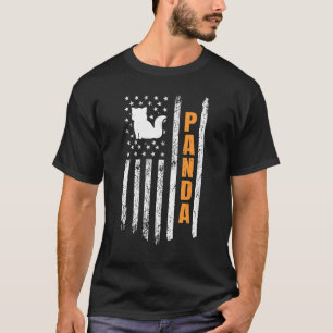 4. Juli für einen Patriotischen Roten Panda T-Shirt