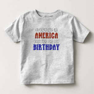 4. Juli Geburtstag Funny Kleinkind T-shirt
