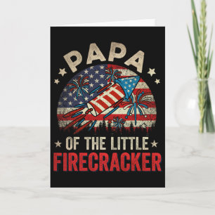 4. Juli Geburtstag Papa von der kleinen Knallkörpe Karte
