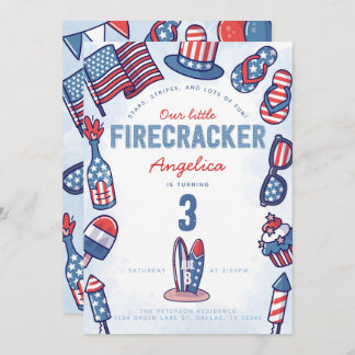 4. Juli Geburtstagsparty Einladung