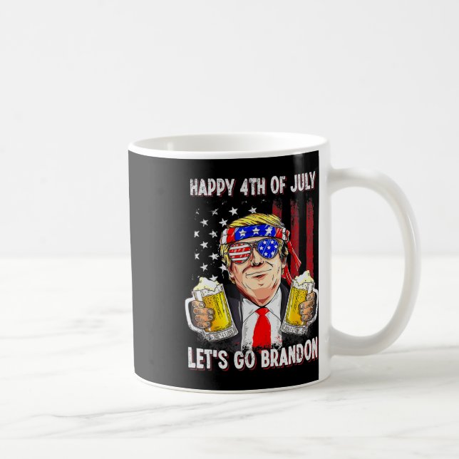 4. Juli gehen wir Beer Brandon Trump Beer Ameri Kaffeetasse (Rechts)