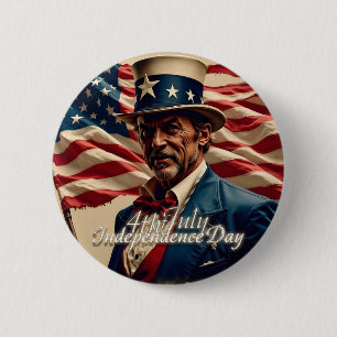 4. Juli – Geist der Unabhängigkeit Button