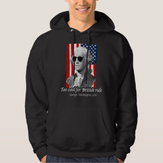 4. Juli Georg Washington Patriotic Zitat Independe Hoodie