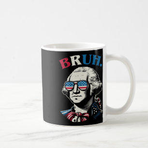 4. Juli George Washington Bruh USA Meme Männer Wo Kaffeetasse
