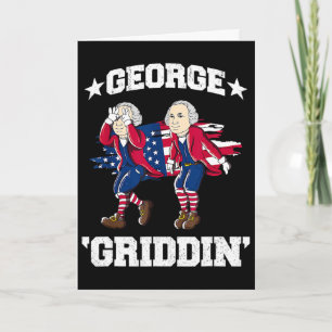 4. Juli George Washington Griddy George Griddi Karte