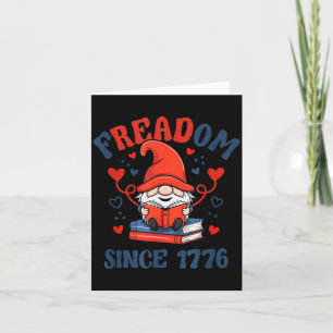 4. Juli Gnom Feuerwerk Freadom Buch Karte
