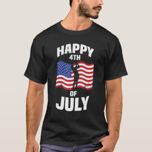 4. Juli Golf Golfer American USA Flaggenpreis SP T-Shirt