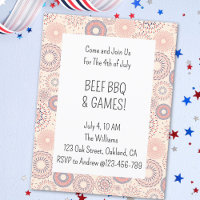 4. Juli GRILLEN des Firecrackers Independence Day