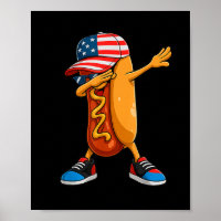 4. Juli Hot Dog Funny Amerikanische Unabhängigkeit